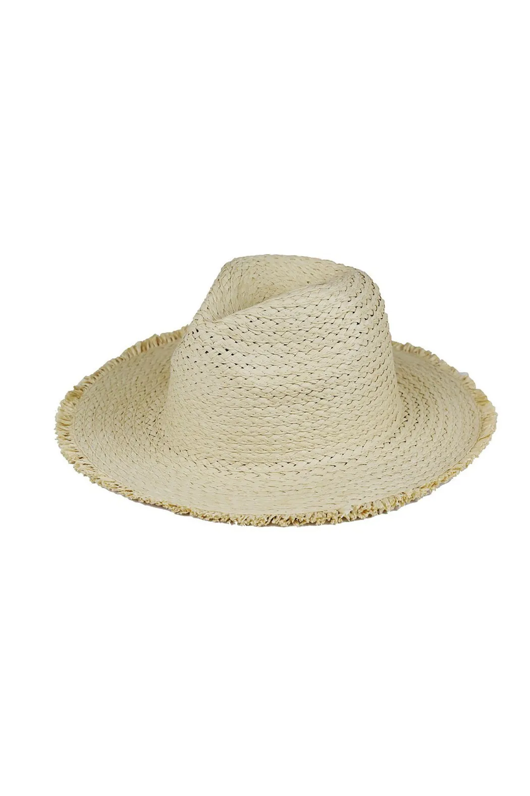 Straw Fringed Panama Hat