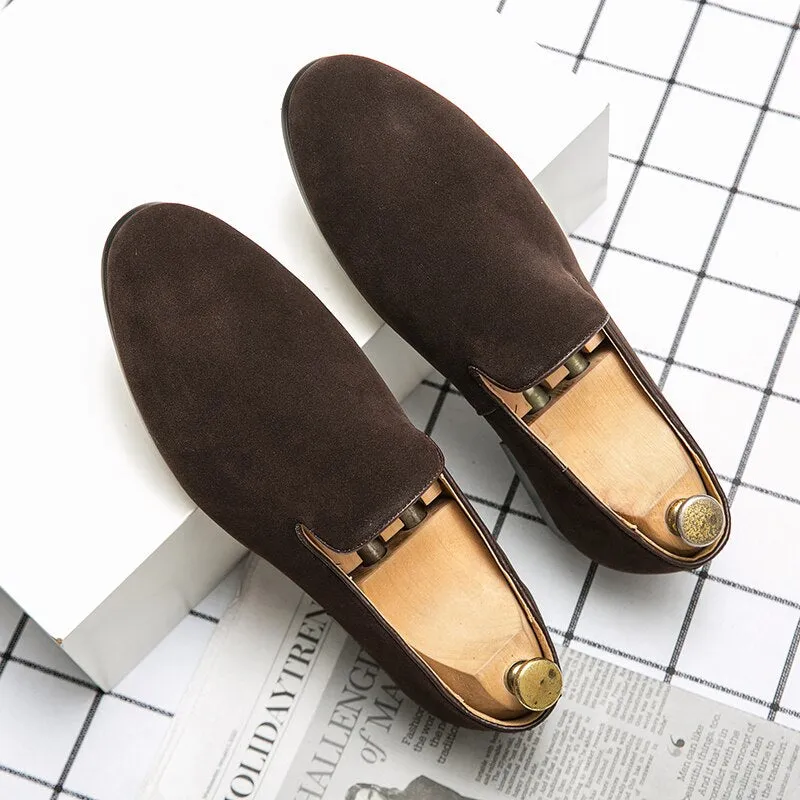 West Louis™ Designer Slip-On Suede Lightweight Loafers