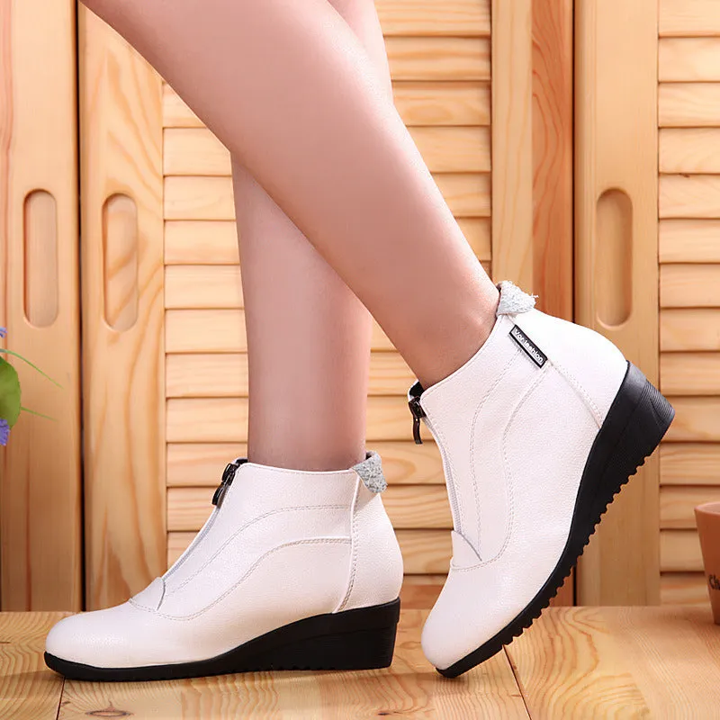 Winter Boots Women Women Snow Boots Wedge Heels Winter Shoes