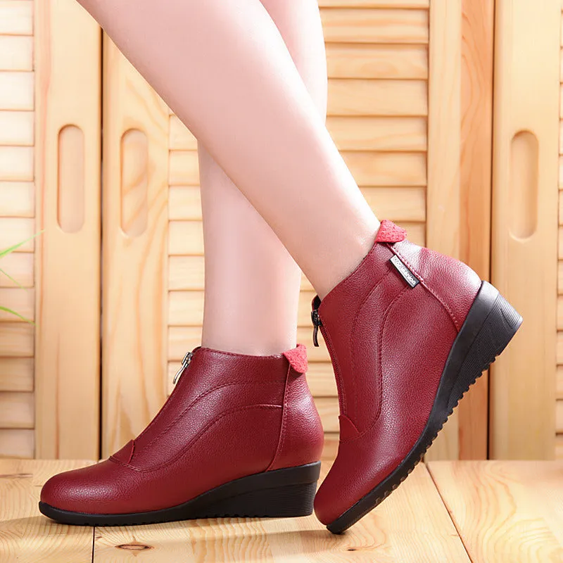 Winter Boots Women Women Snow Boots Wedge Heels Winter Shoes