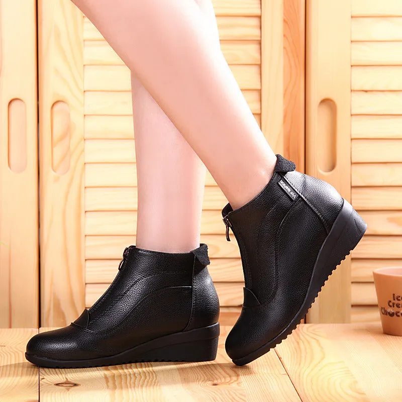 Winter Boots Women Women Snow Boots Wedge Heels Winter Shoes