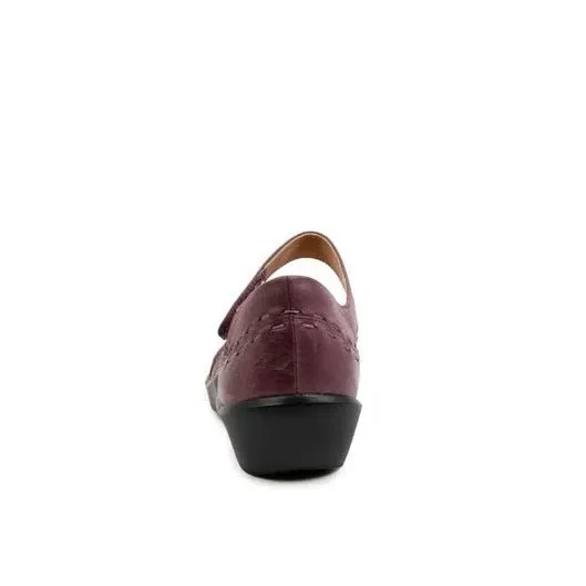 Ziera Shoes Women's Gummibear Mary Jane - Purple Leather